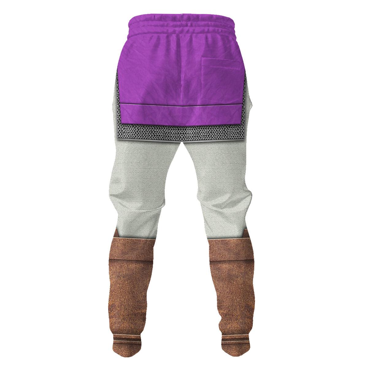 Purple Link Attire Unisex Hoodie Sweatshirt T-shirt Sweatpants Cosplay - Gearhomie.com