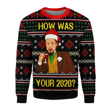 YMskins Christmas Sweater How Was Your 2020 3D Apparel