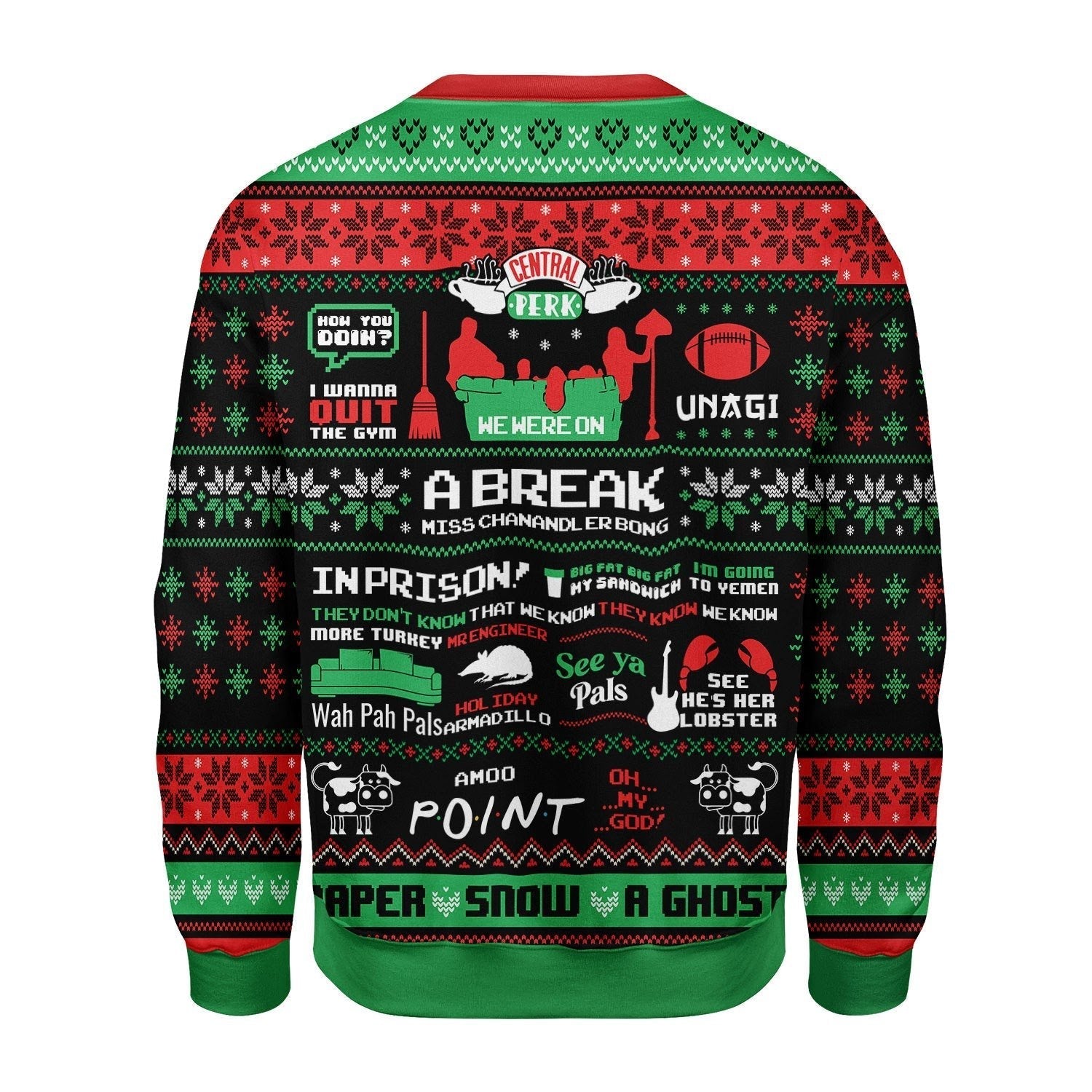 YMskins Christmas Sweater Friend 3D Apparel