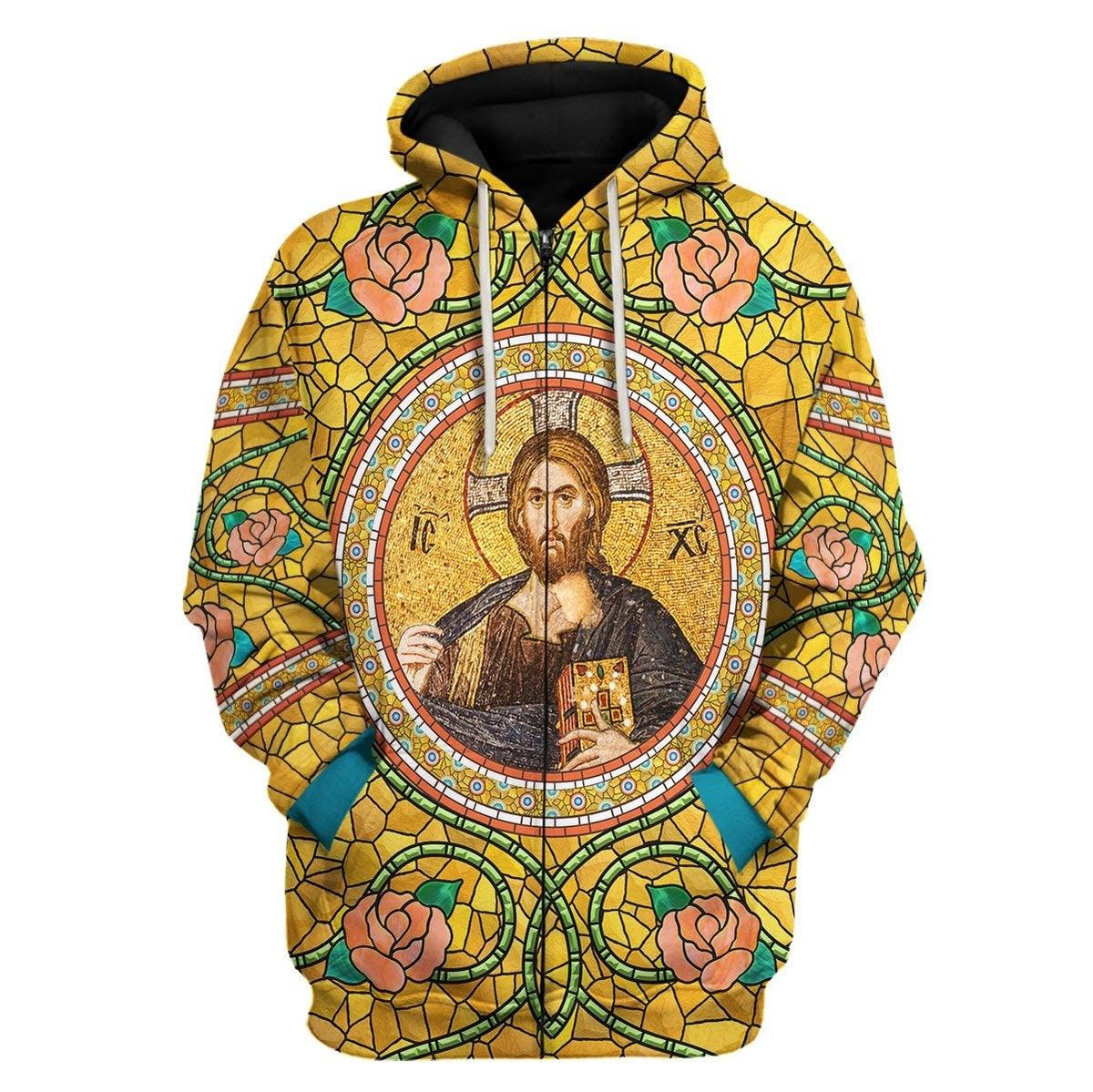 Jesus Zip Hoodie - DucG