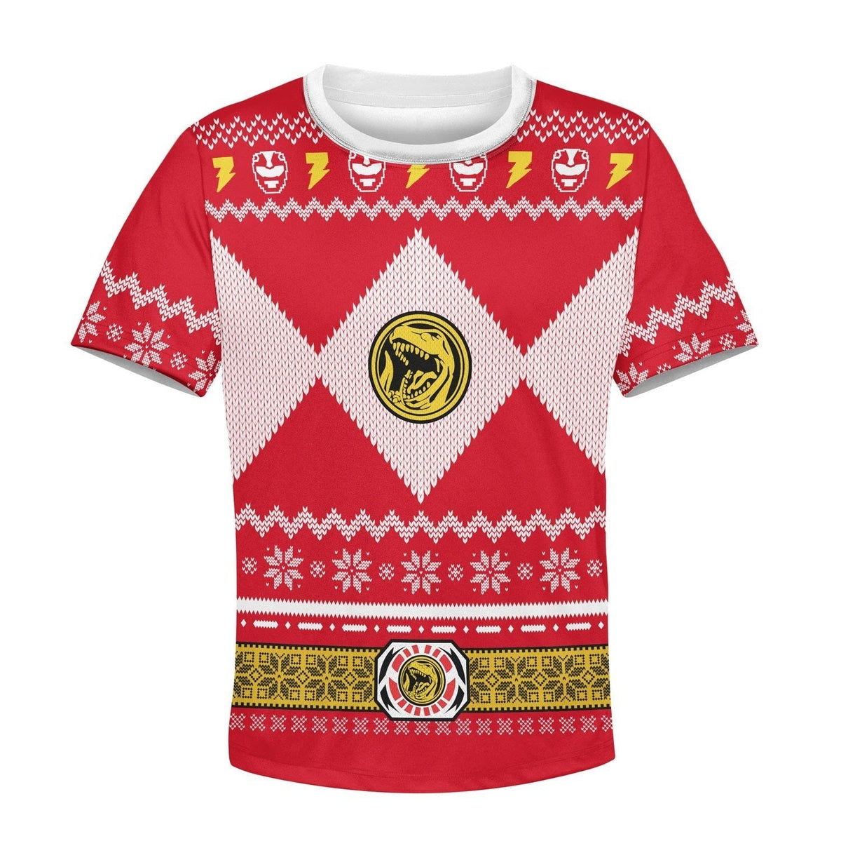 YMskinss Red Power Rangers Kid T-Shirt
