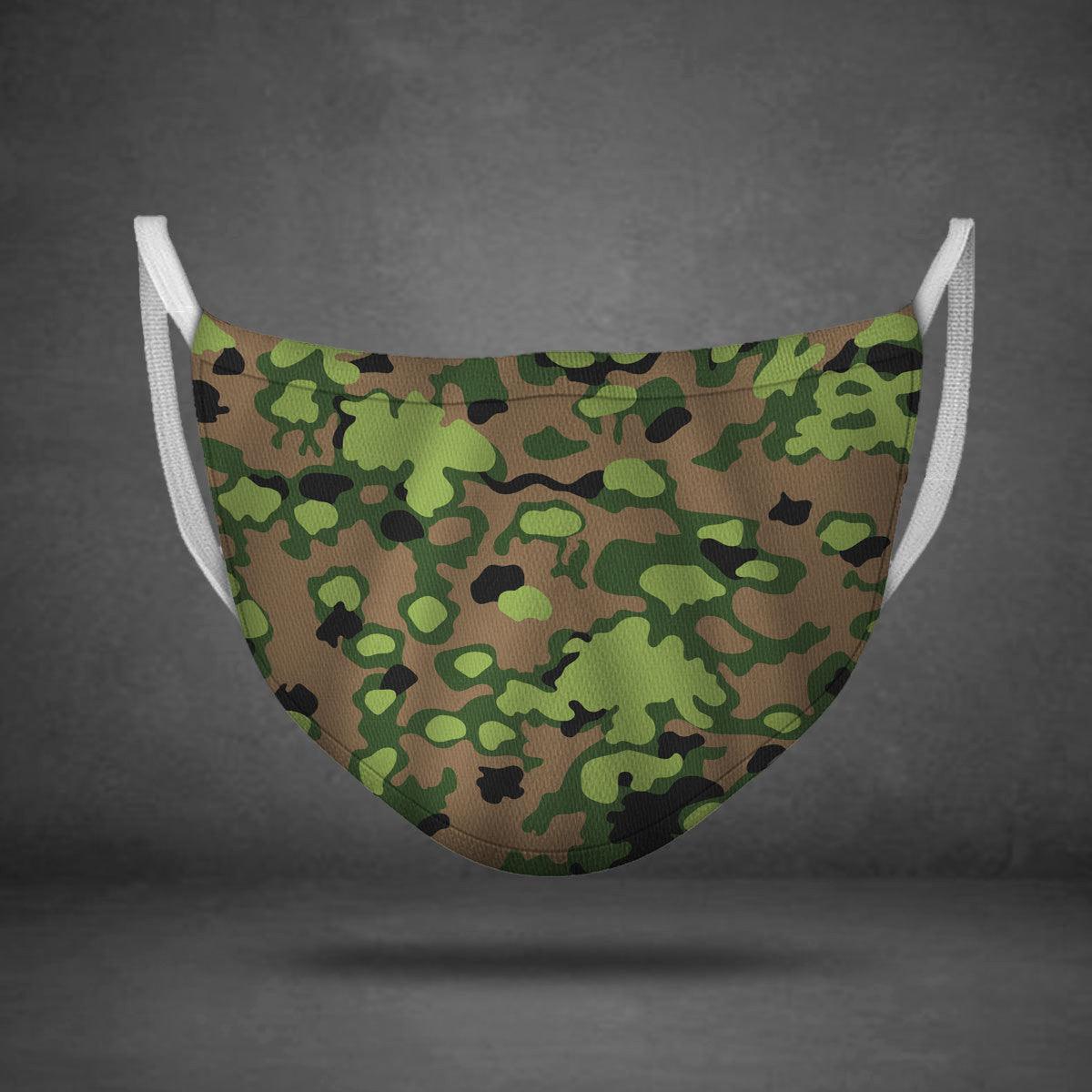 Rauchtarnmuster Blurred Edge Pattern 1939 1944 Face Mask - OodieGang