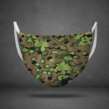 Rauchtarnmuster Blurred Edge Pattern 1939 1944 Face Mask - OodieGang