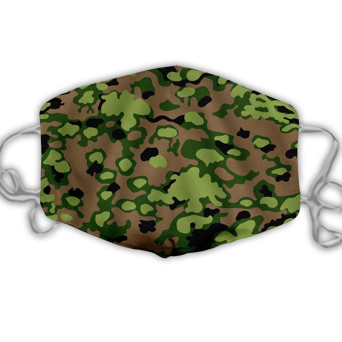 Rauchtarnmuster Blurred Edge Pattern 1939 1944 Face Mask - OodieGang