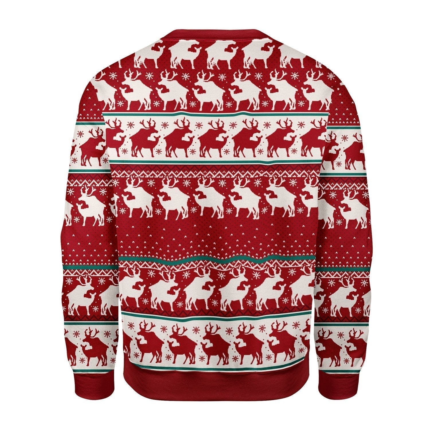 Gearhomies Christmas Unisex Sweater Reindeer 3D Apparel