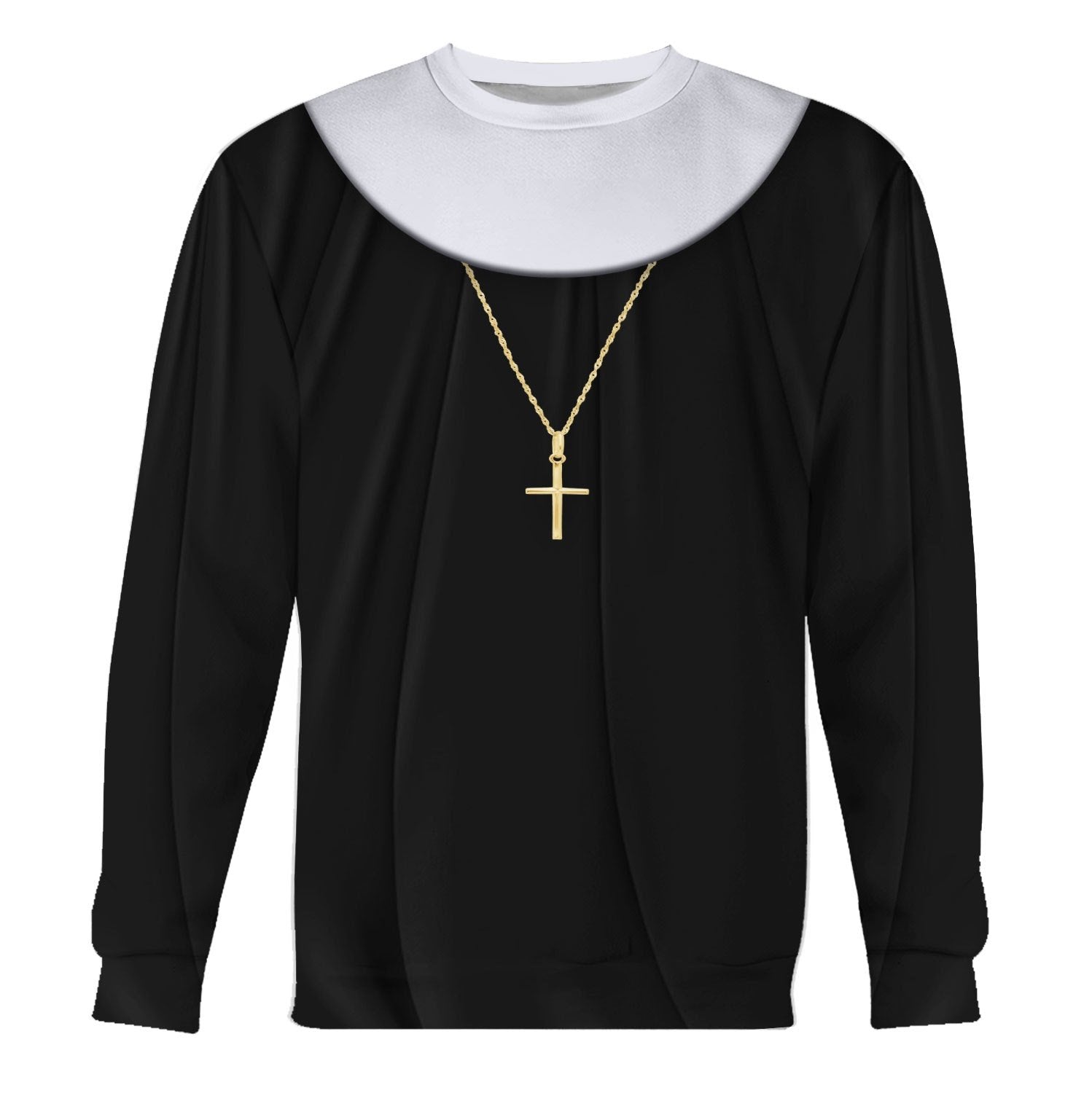 Tracksuit Tops Pullover Sweatshirt Catholic Nun Habit 3D Apparel
