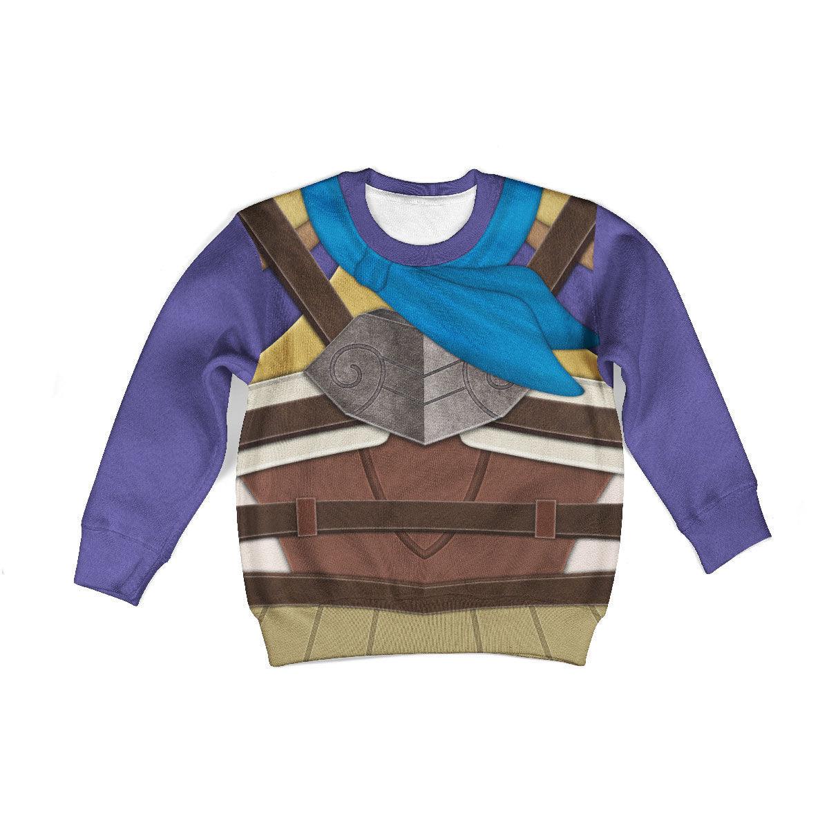 Revali Costume Kid Tops Hoodie Sweatshirt T-Shirt - Gearhomie.com