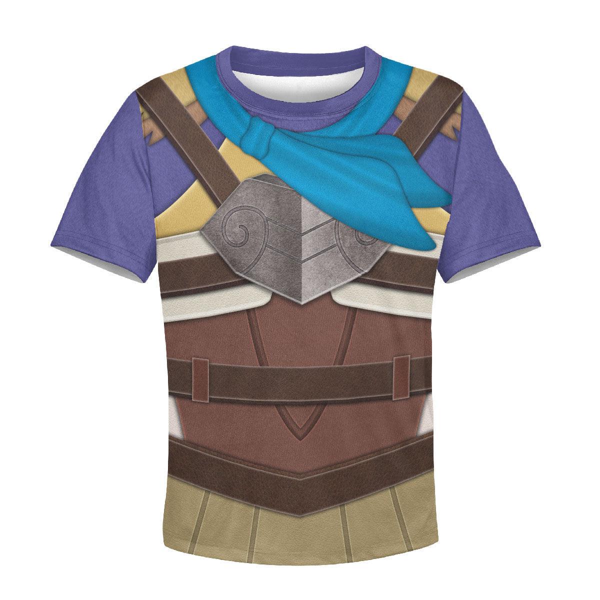Revali Costume Kid Tops Hoodie Sweatshirt T-Shirt - Gearhomie.com