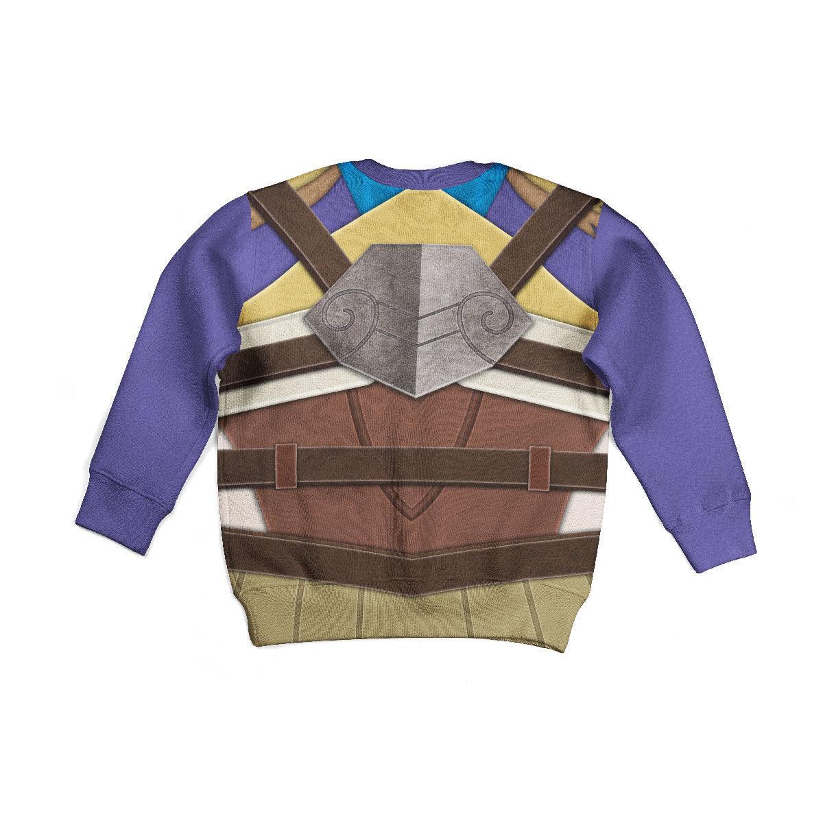 Revali Costume Kid Tops Hoodie Sweatshirt T-Shirt - Gearhomie.com