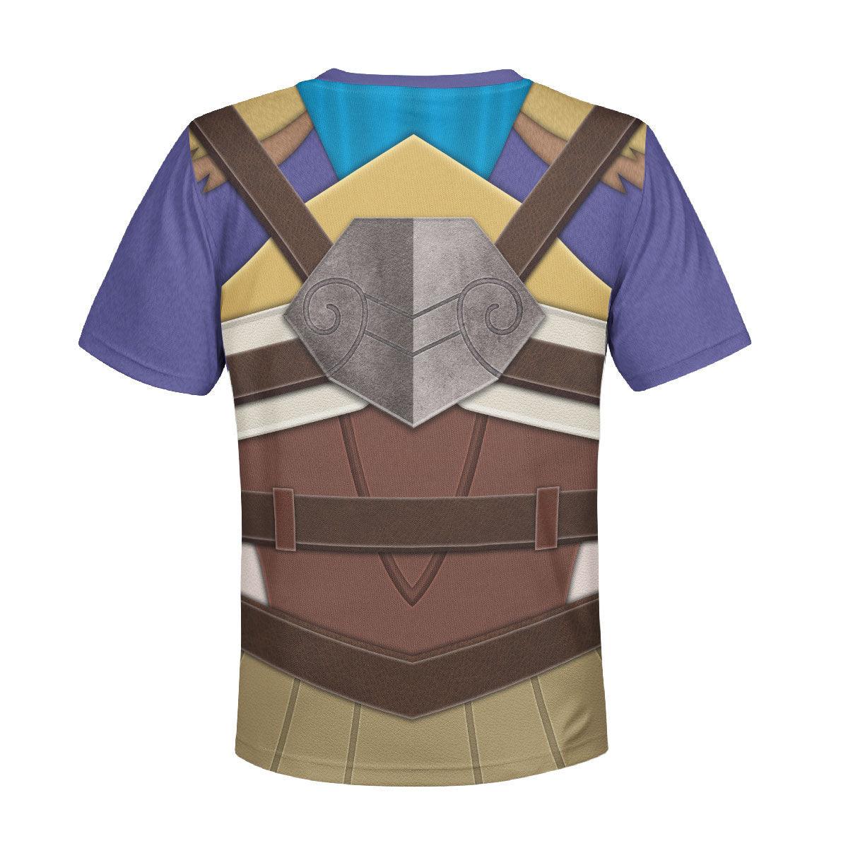 Revali Costume Kid Tops Hoodie Sweatshirt T-Shirt - Gearhomie.com