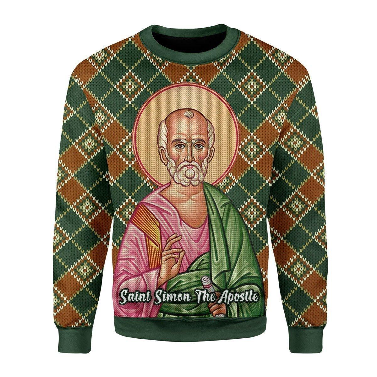 Saint Simon the Zealot Christmas Sweater - DucG