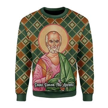 Saint Simon the Zealot Christmas Sweater - DucG