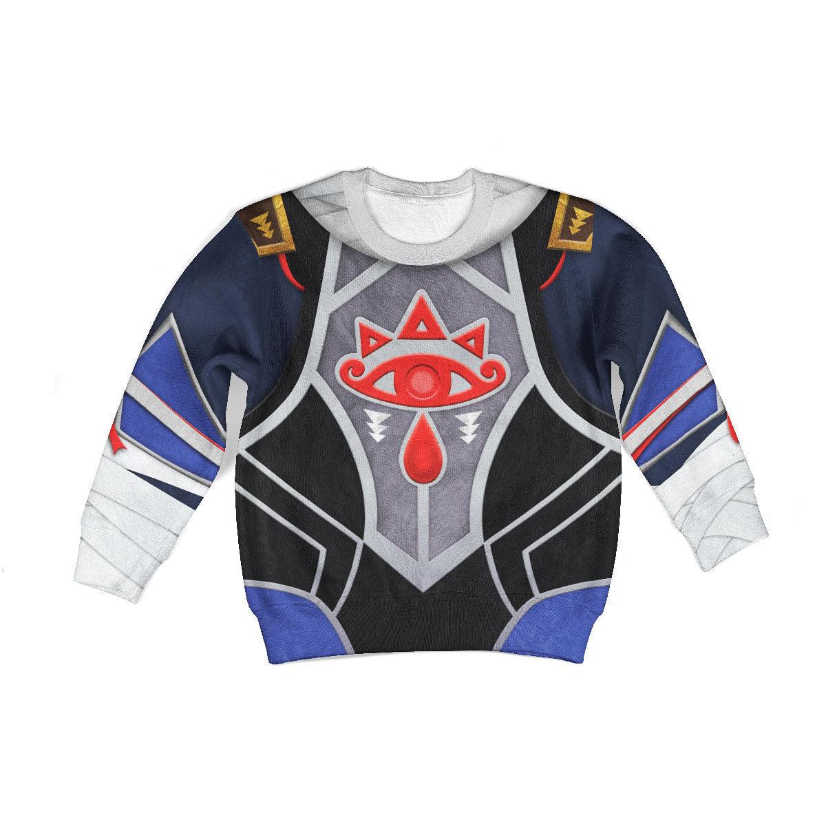 Sheik Zelda Costume Kid Tops Hoodie Sweatshirt T-Shirt - Gearhomie.com