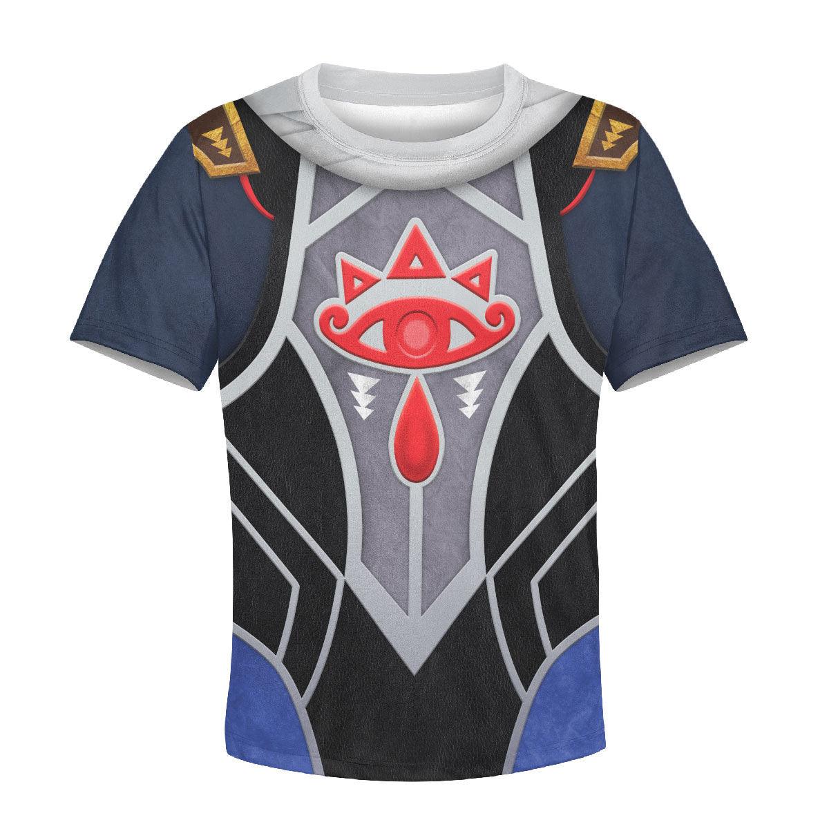 Sheik Zelda Costume Kid Tops Hoodie Sweatshirt T-Shirt - Gearhomie.com