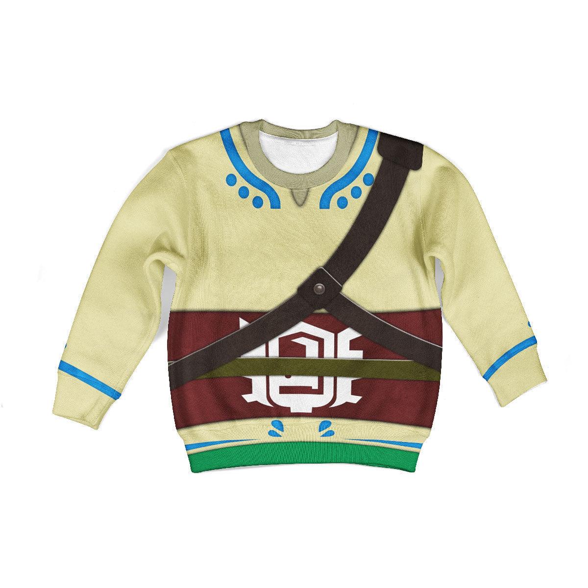 Skyloft Uniform - Skyward Sword Costume Kid Tops Hoodie Sweatshirt T-Shirt - Gearhomie.com