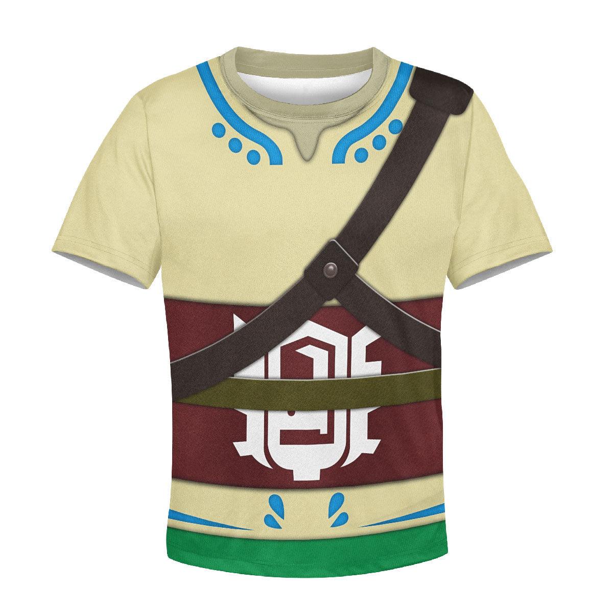 Skyloft Uniform - Skyward Sword Costume Kid Tops Hoodie Sweatshirt T-Shirt - Gearhomie.com