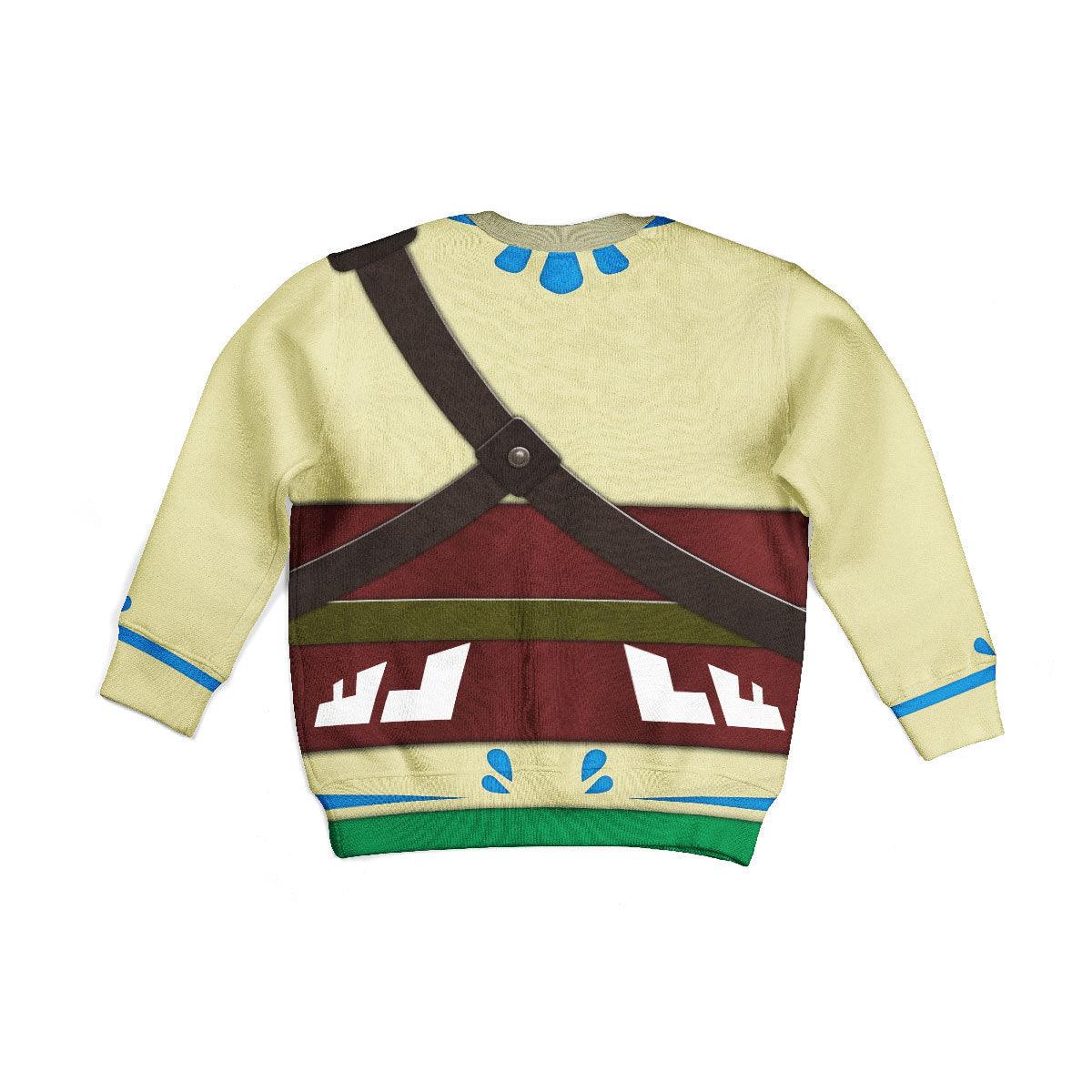 Skyloft Uniform - Skyward Sword Costume Kid Tops Hoodie Sweatshirt T-Shirt - Gearhomie.com