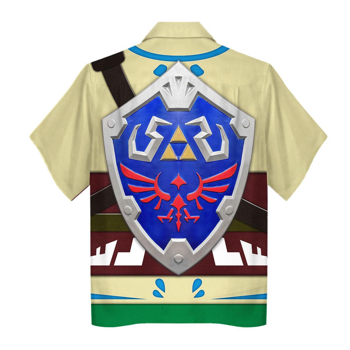 Skyloft Uniform - Skyward Sword Link Attire Shield Unisex Hoodie Sweatshirt T-shirt Sweatpants Cosplay - Gearhomie.com