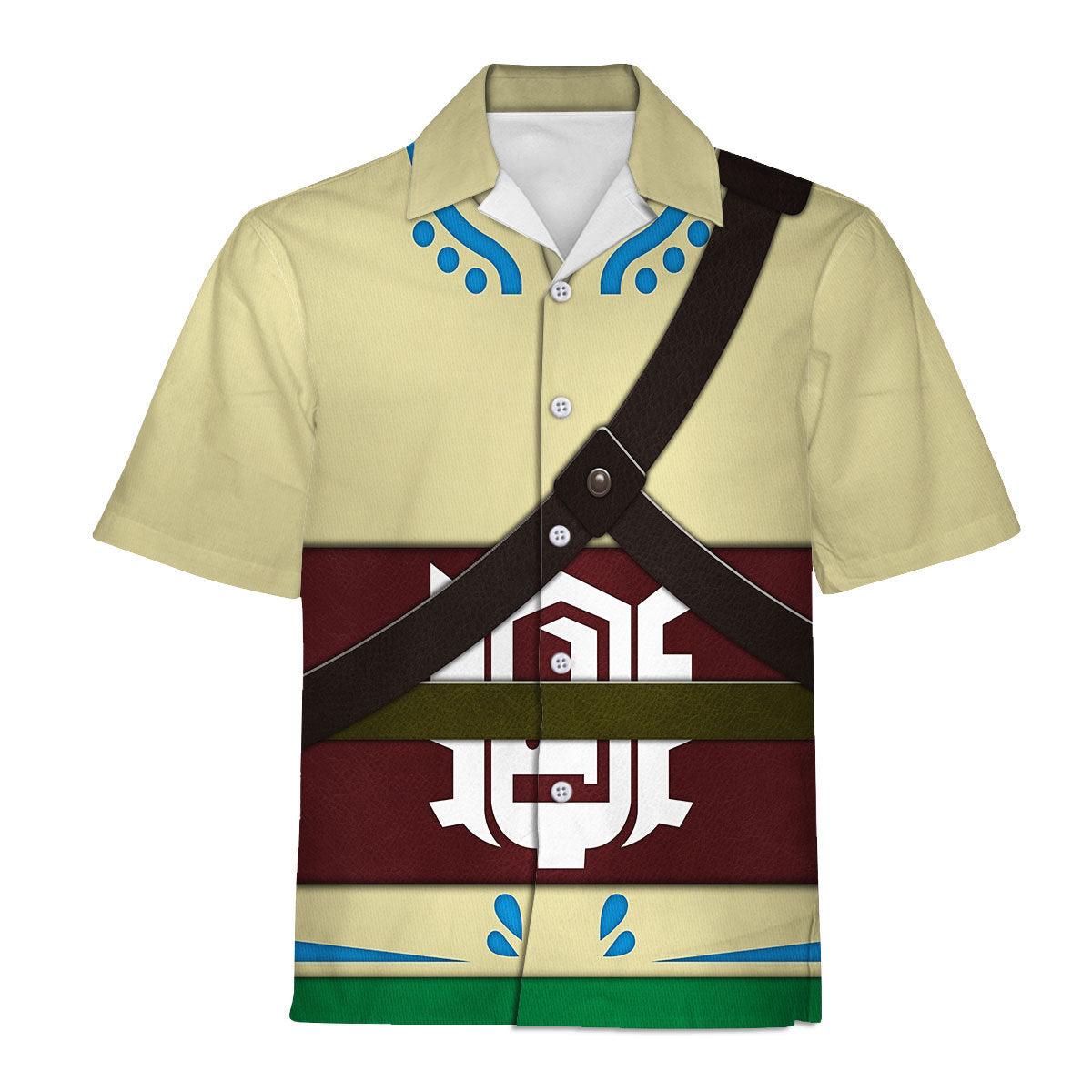 Skyloft Uniform - Skyward Sword Link Attire Shield Unisex Hoodie Sweatshirt T-shirt Sweatpants Cosplay - Gearhomie.com