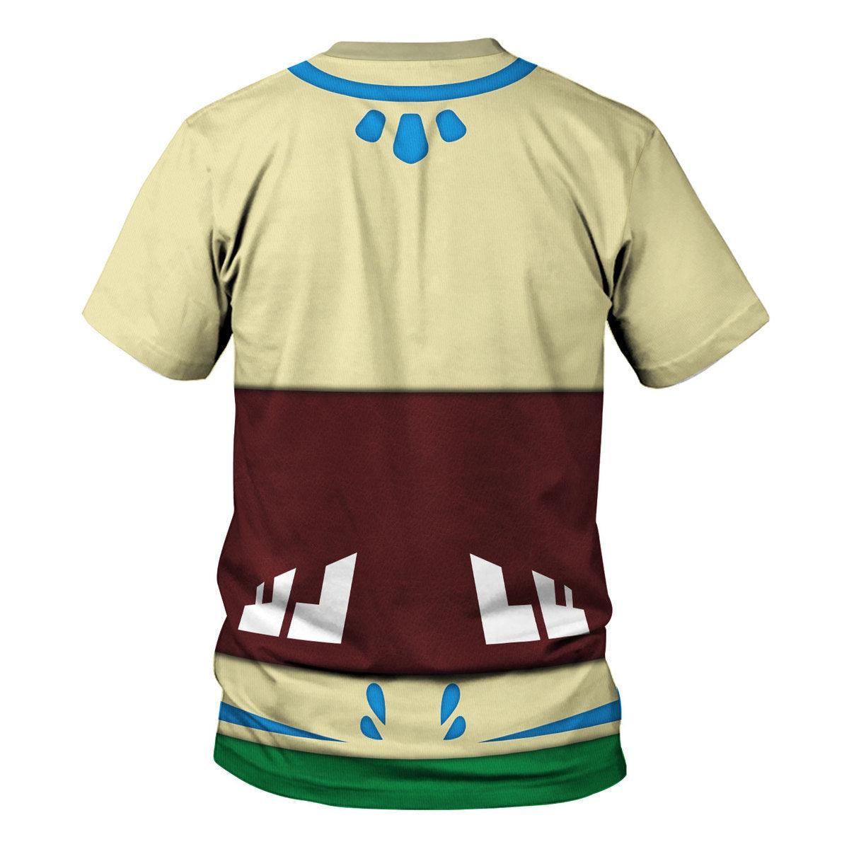 Skyloft Uniform - Skyward Sword Link New Attire Unisex Hoodie Sweatshirt T-shirt Sweatpants Cosplay - Gearhomie.com