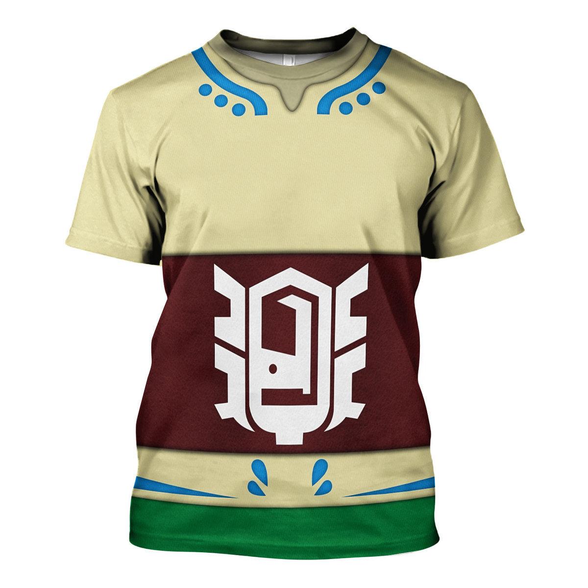 Skyloft Uniform - Skyward Sword Link New Attire Unisex Hoodie Sweatshirt T-shirt Sweatpants Cosplay - Gearhomie.com
