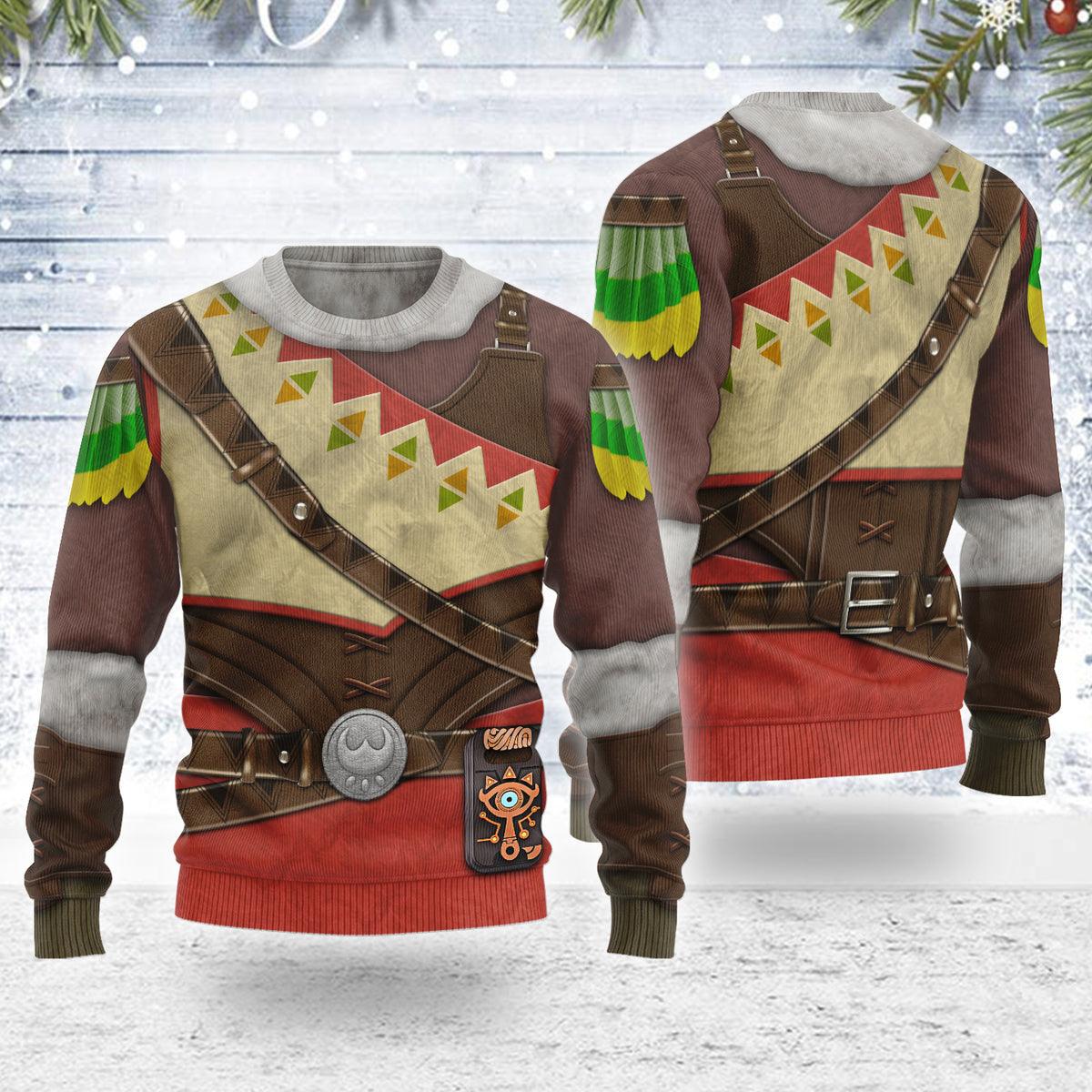 Snowquill Armor Themed Costume Unisex Christmas Wool Sweater - Gearhomie.com