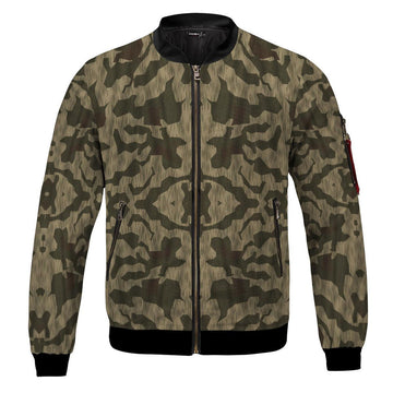 Splinter B Luftwaffen-Splittertarnmuster German Worldwar II Camouglage Patterns Bomber Jacket - DucG