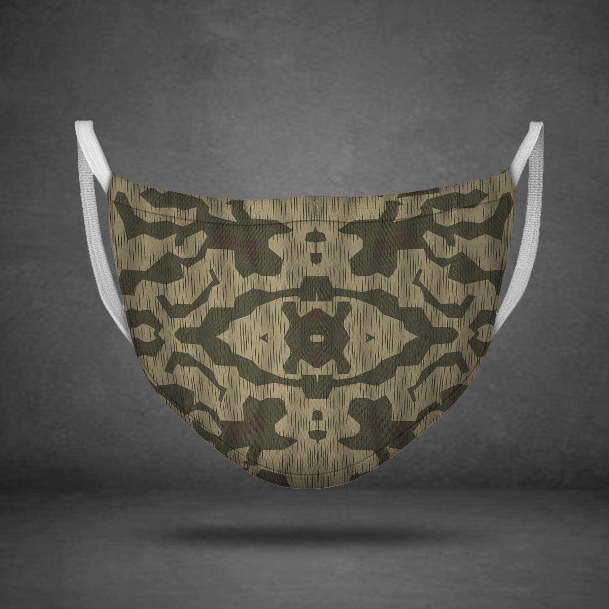 Splinter B Luftwaffen-Splittertarnmuster German WWII Camo Patterns Face Mask - OodieGang