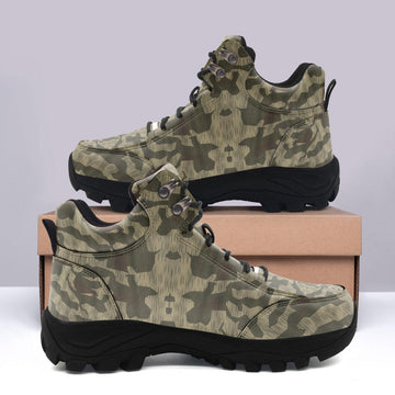 Splinter B Luftwaffen-Splittertarnmuster German WWII Camo Patterns Hiking Shoes - OodieGang