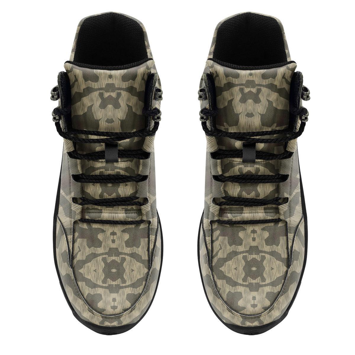 Splinter B Luftwaffen-Splittertarnmuster German WWII Camo Patterns Hiking Shoes - OodieGang