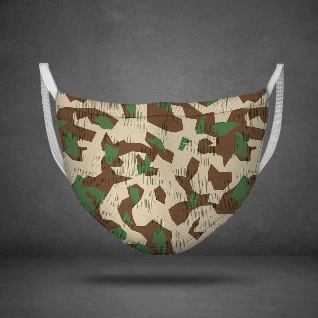 Splittertarnmuster Buntfarbenmuster Colour Pattern Face Mask - OodieGang