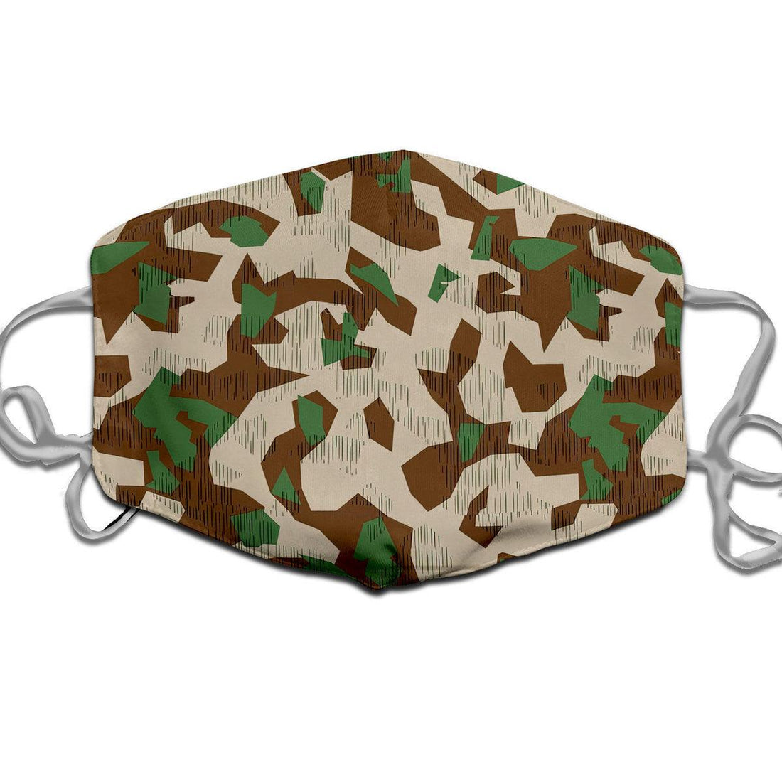 Splittertarnmuster Buntfarbenmuster Colour Pattern Face Mask - OodieGang