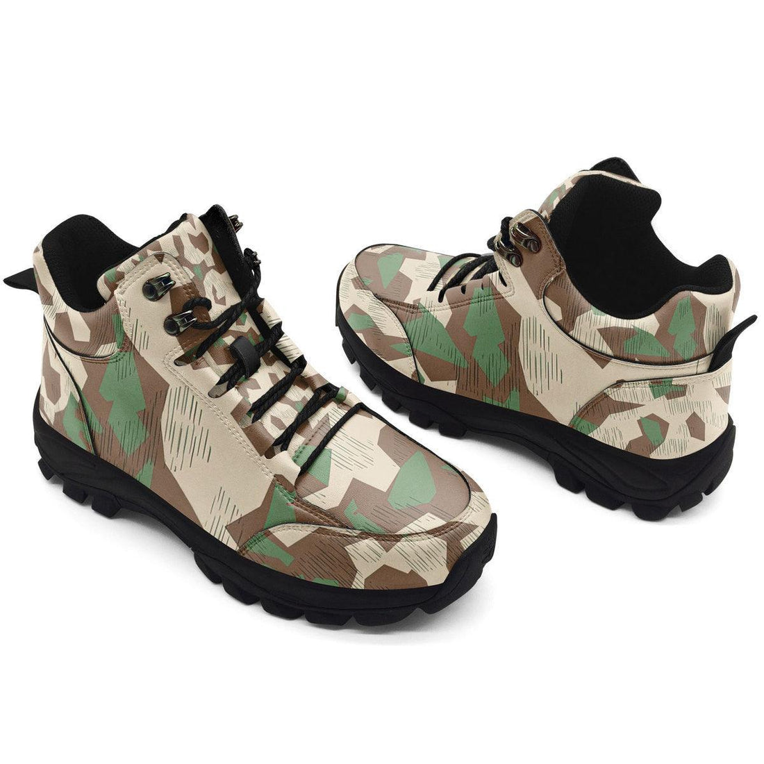 Splittertarnmuster Buntfarbenmuster Colour Pattern Hiking Shoes - OodieGang