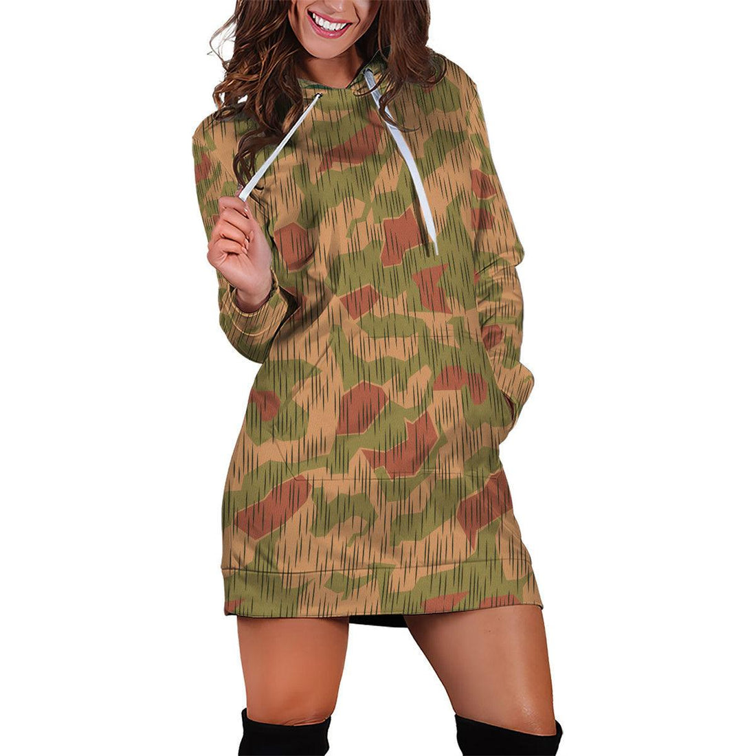Sumpftarnmuster 1943 German WWII Dress Hoodie - OodieGang