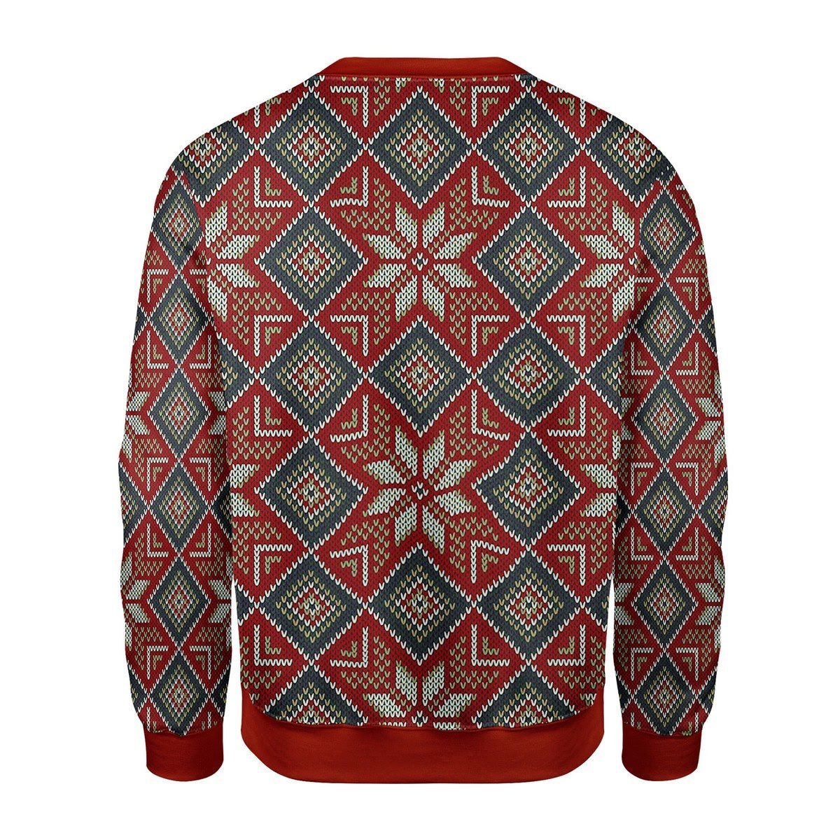 Gearhomies Christmas Unisex Sweater Jesus Keanu Reeves With Dog 3D Apparel