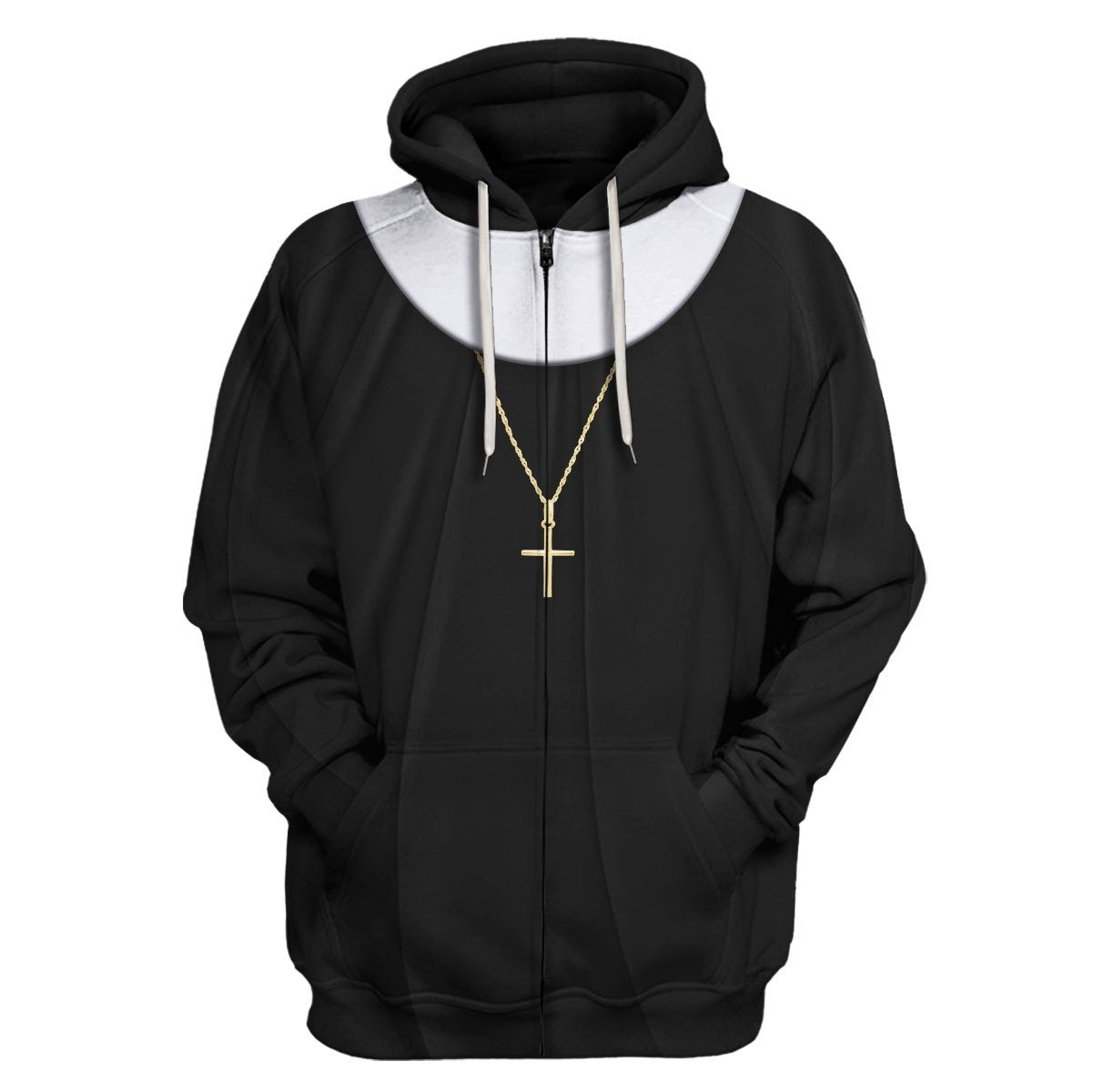 Tracksuit Tops Pullover Sweatshirt Catholic Nun Habit 3D Apparel
