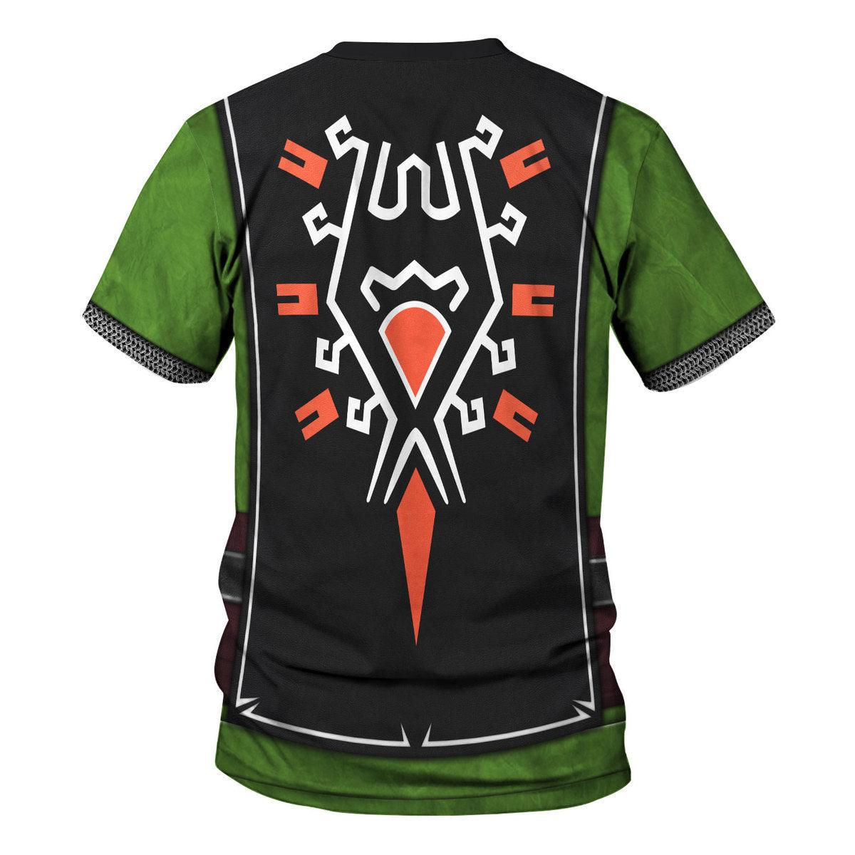 Tears Of The Kingdom Knights of Skyloft Green Unisex Hoodie Sweatshirt T-shirt Sweatpants Cosplay - Gearhomie.com