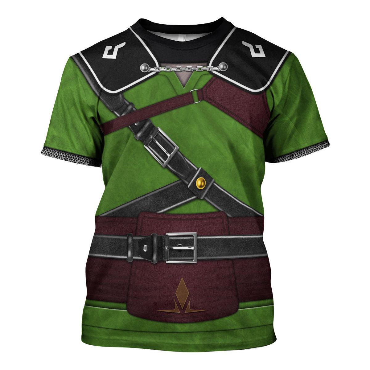 Tears Of The Kingdom Knights of Skyloft Green Unisex Hoodie Sweatshirt T-shirt Sweatpants Cosplay - Gearhomie.com