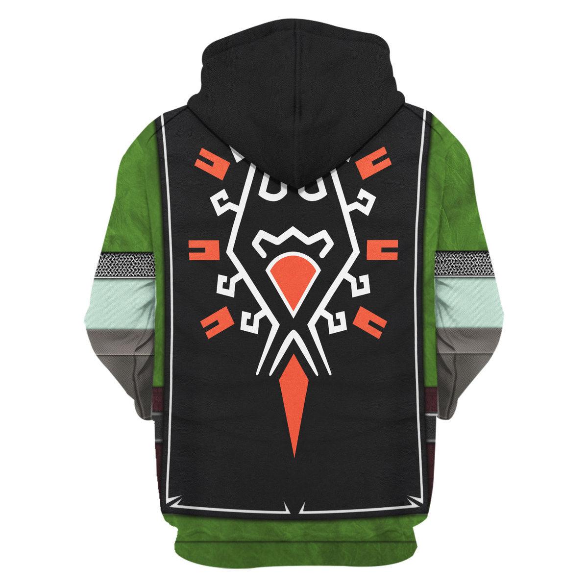Tears Of The Kingdom Knights of Skyloft Green Unisex Hoodie Sweatshirt T-shirt Sweatpants Cosplay - Gearhomie.com