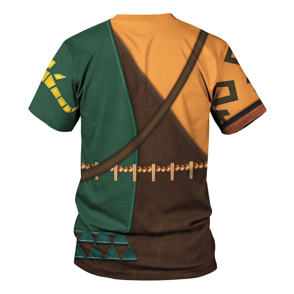 Tears Of The Kingdom Link Attire Unisex Hoodie Sweatshirt T-shirt Sweatpants Cosplay - Gearhomie.com