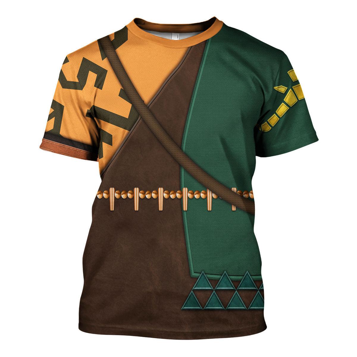 Tears Of The Kingdom Link Attire Unisex Hoodie Sweatshirt T-shirt Sweatpants Cosplay - Gearhomie.com