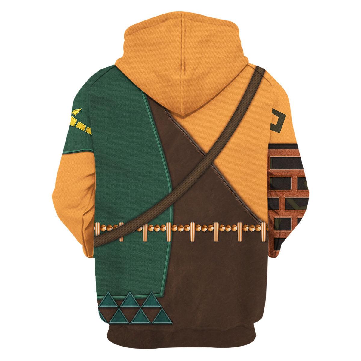 Tears Of The Kingdom Link Attire Unisex Hoodie Sweatshirt T-shirt Sweatpants Cosplay - Gearhomie.com