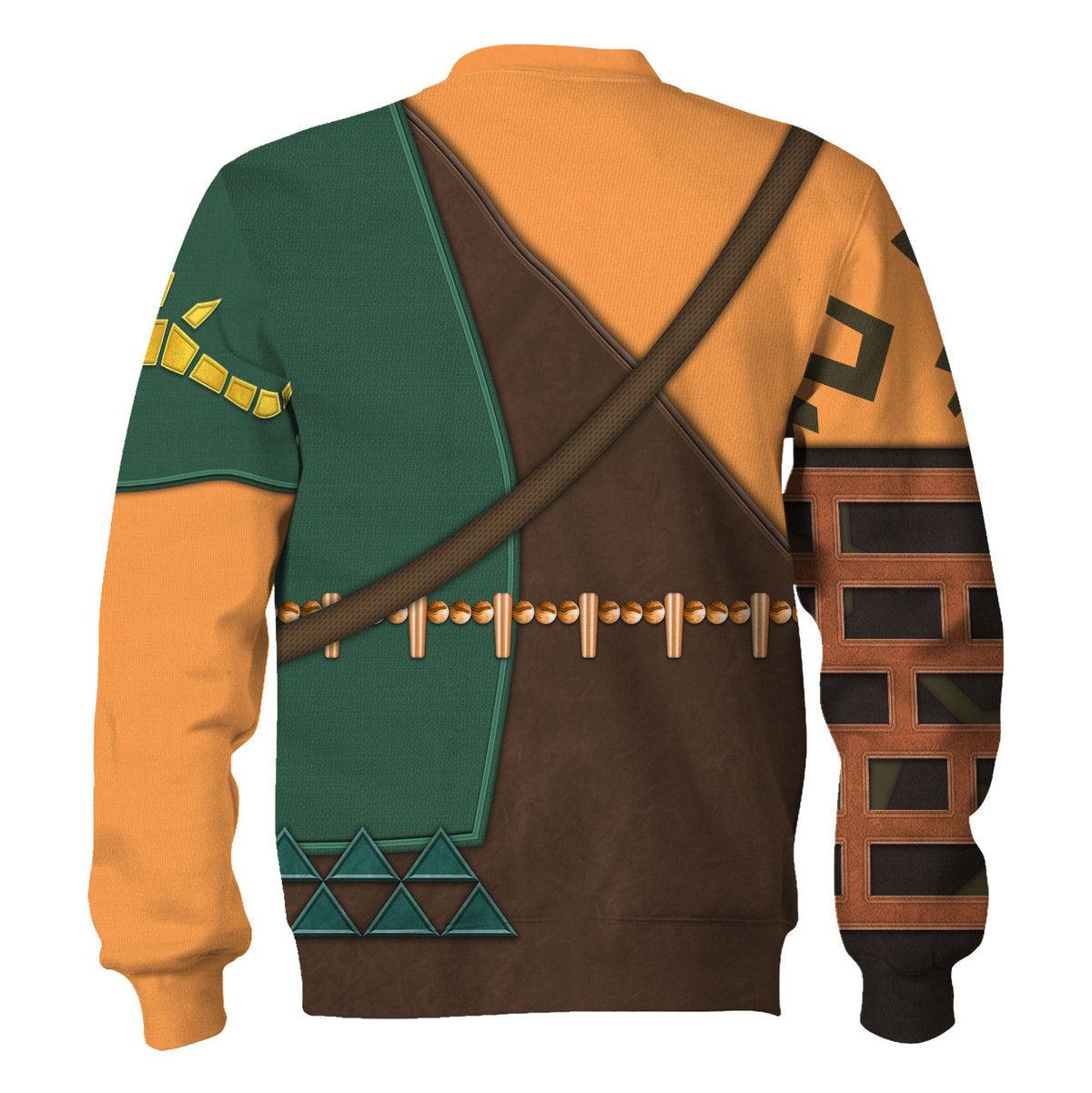 Tears Of The Kingdom Link Attire Unisex Hoodie Sweatshirt T-shirt Sweatpants Cosplay - Gearhomie.com