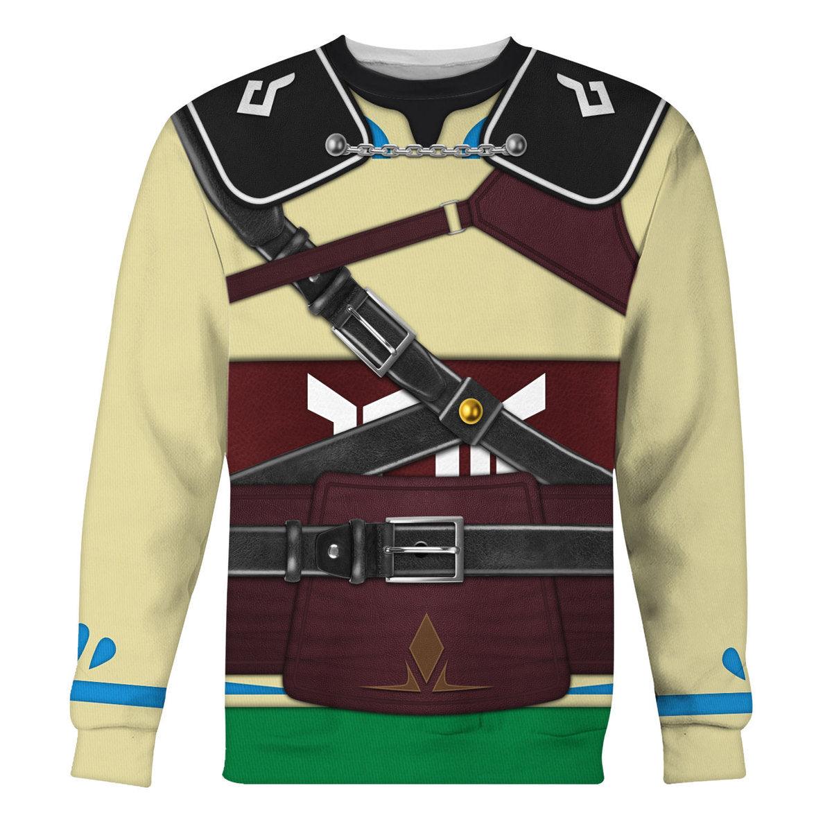 Tears Of The Kingdom Skyloft Uniform - Skyward Sword Unisex Hoodie Sweatshirt T-shirt Sweatpants Cosplay - Gearhomie.com