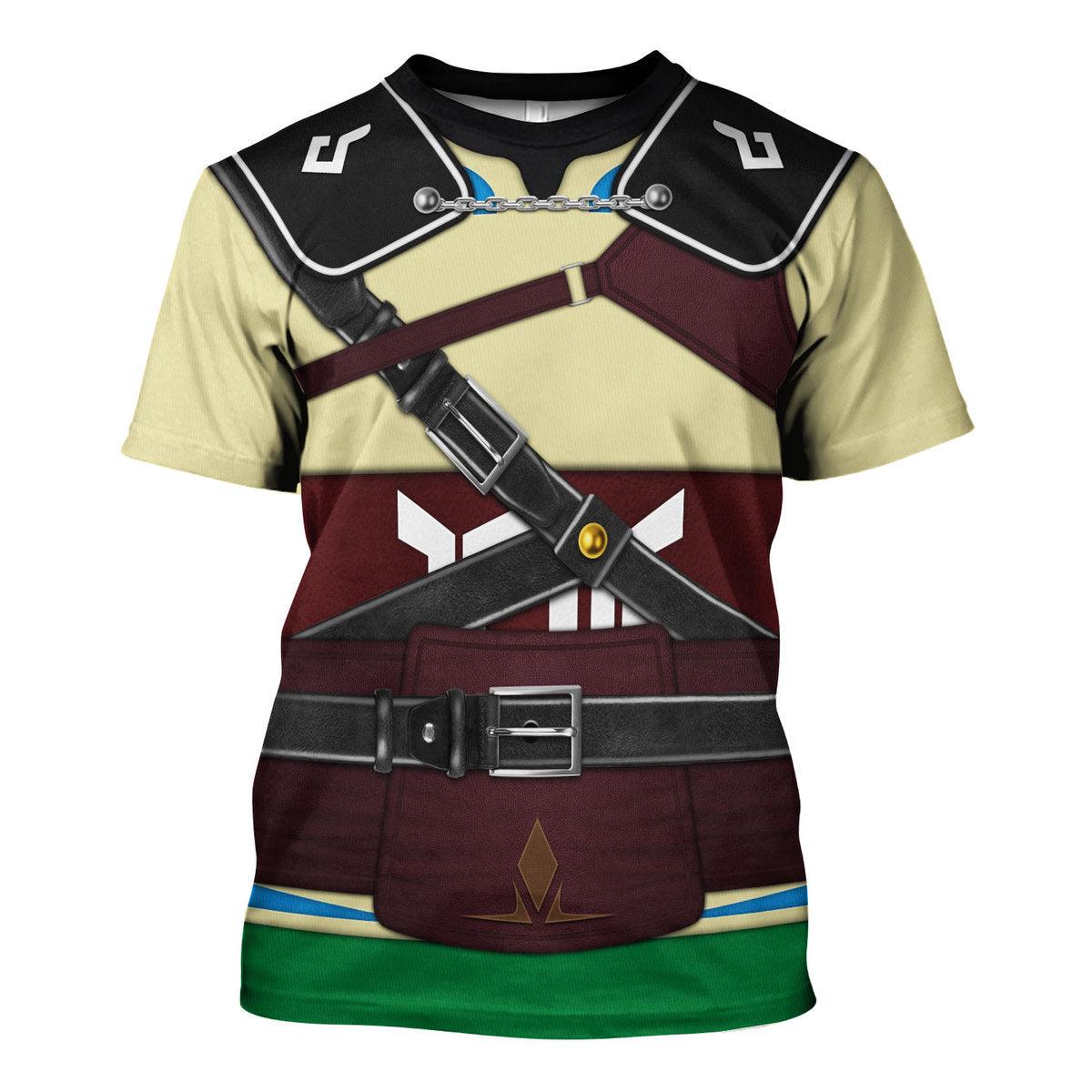 Tears Of The Kingdom Skyloft Uniform - Skyward Sword Unisex Hoodie Sweatshirt T-shirt Sweatpants Cosplay - Gearhomie.com