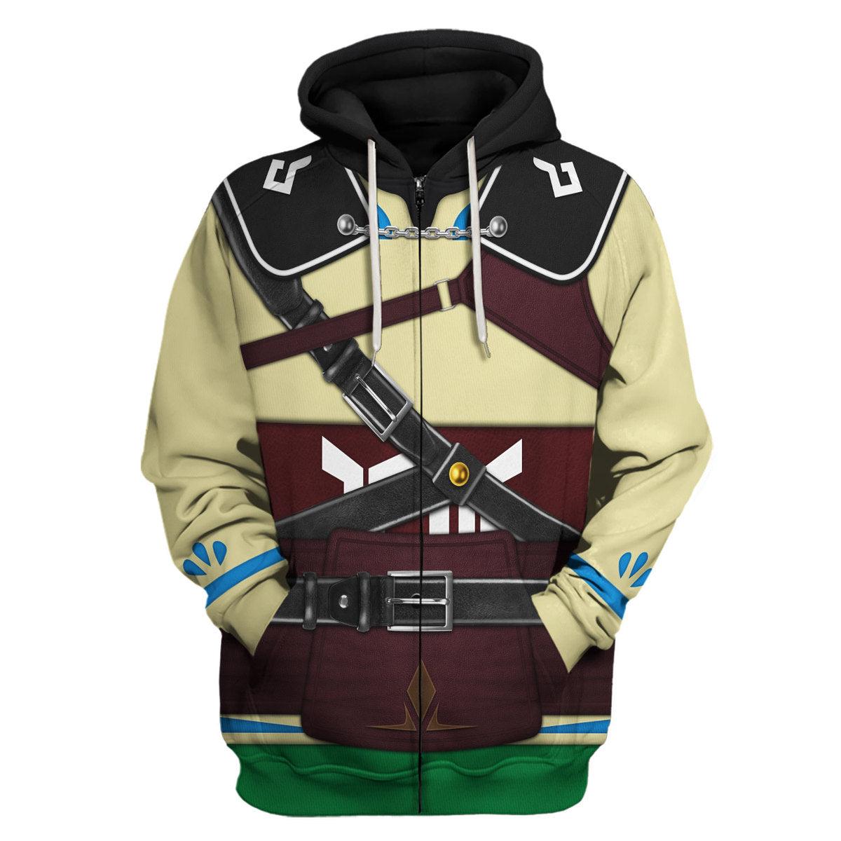 Tears Of The Kingdom Skyloft Uniform - Skyward Sword Unisex Hoodie Sweatshirt T-shirt Sweatpants Cosplay - Gearhomie.com