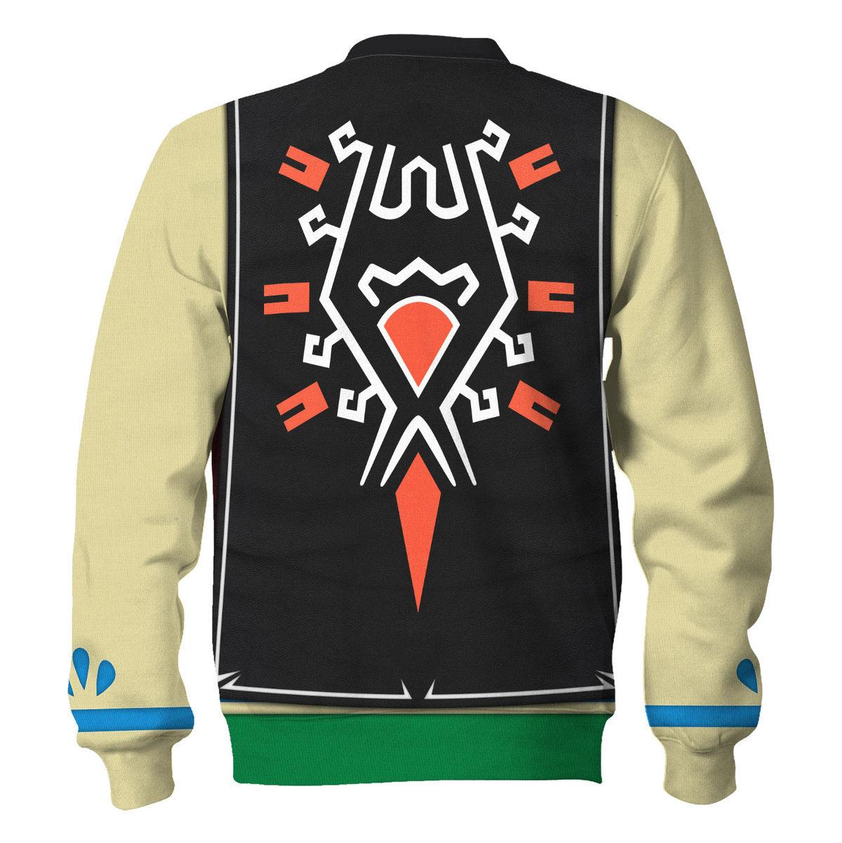 Tears Of The Kingdom Skyloft Uniform - Skyward Sword Unisex Hoodie Sweatshirt T-shirt Sweatpants Cosplay - Gearhomie.com