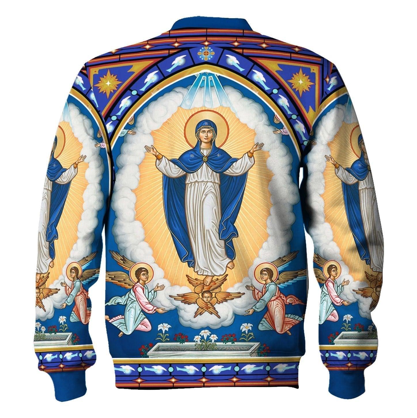 The Assumption of the Virgin Mary Icon Sweatshirt - DucG