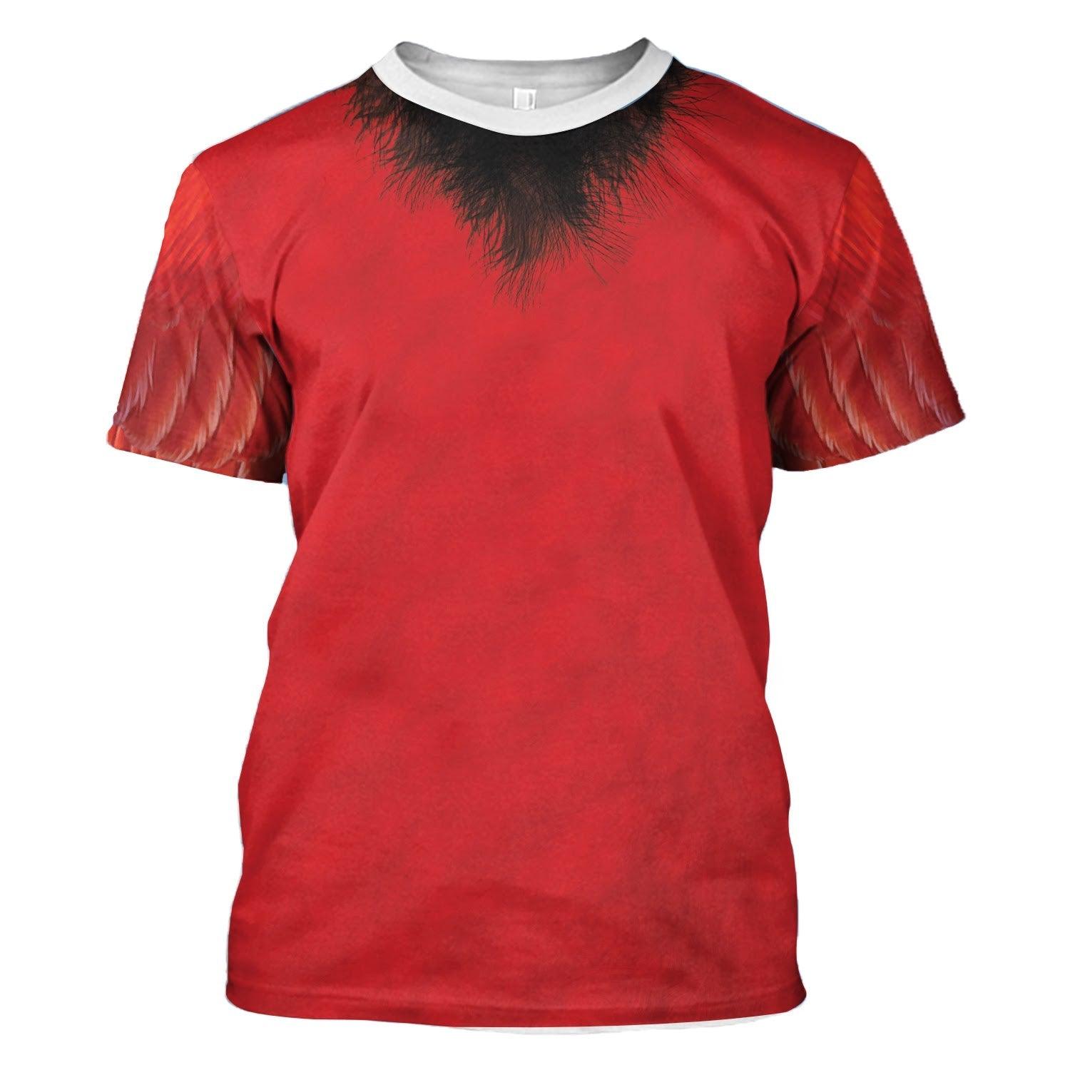The Cardinal Bird Animal Cosplay T-shirt Hoodie Sweatpants Apparel - DucG