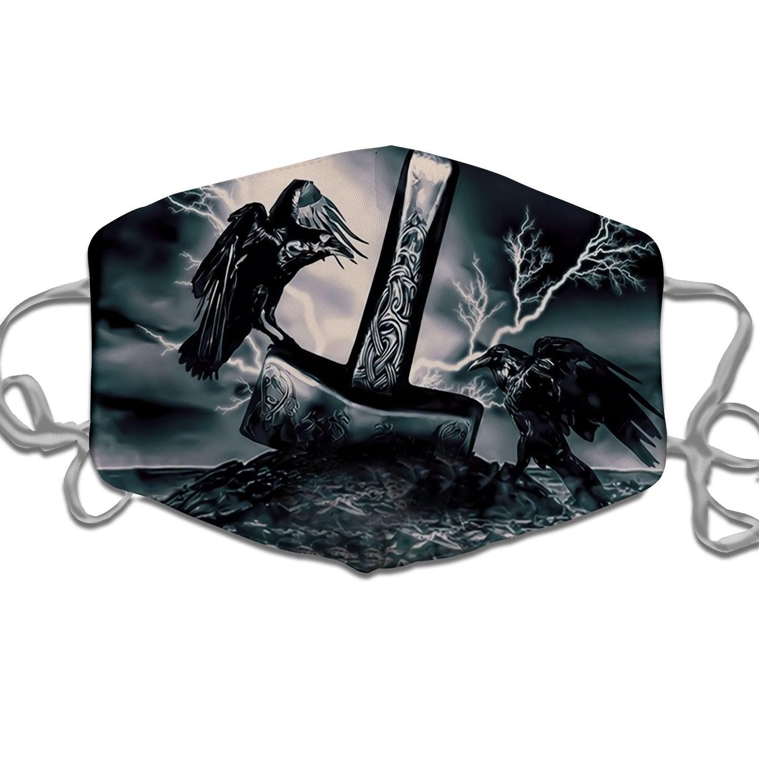 Thor's Mjolnir Face Mask - DucG